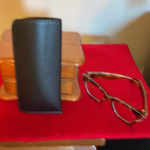 Gucci Women’s Multicolored Cat Eye-Blue Block Eyeglasses w/ Case - Picture 6 of 6